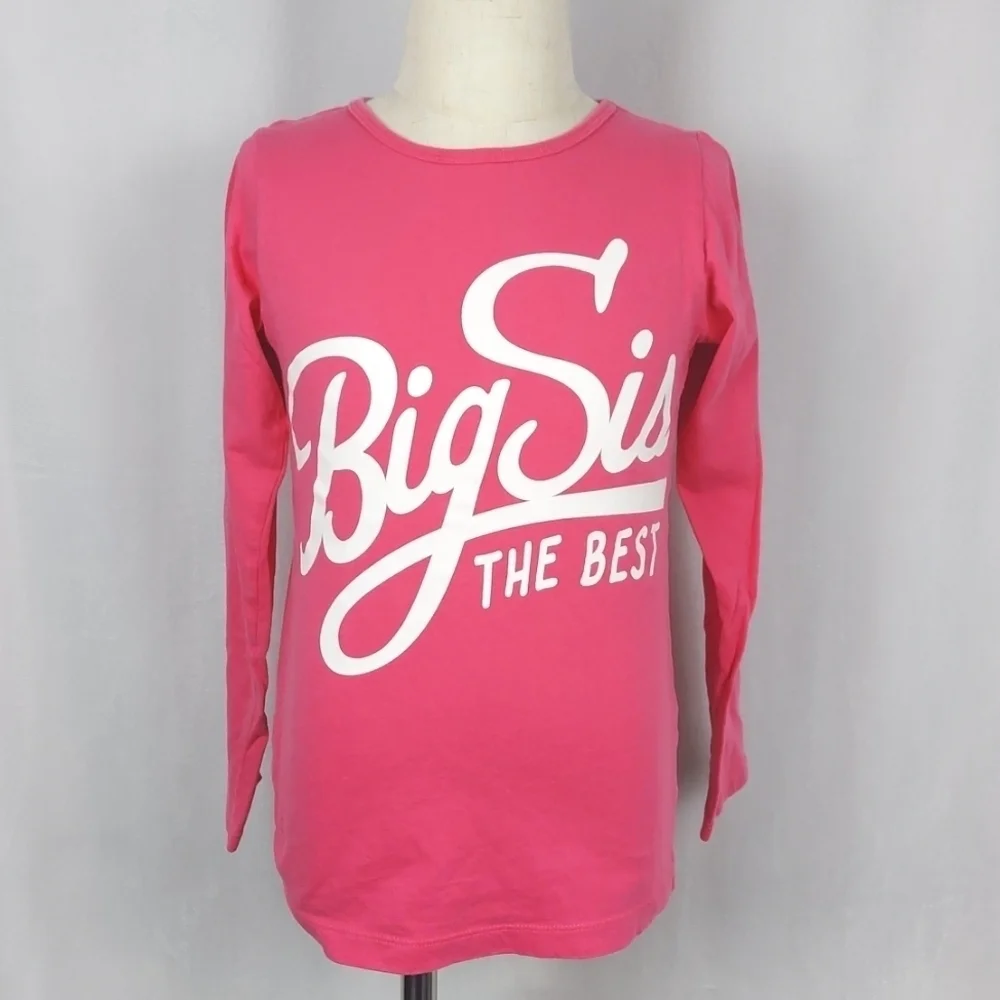 Carter's Big Sis short sleeve tee - pink - size 7
